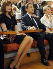 Η ικανοποίηση στο πρόσωπο του Nicolas Sarkozy