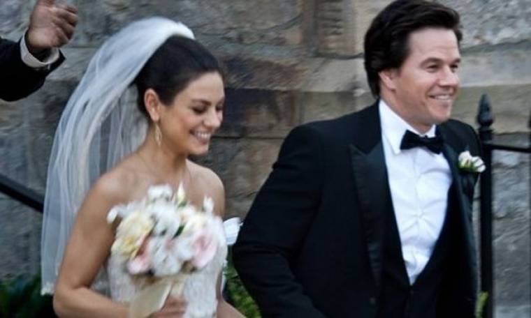 Ο… γάμος της Mila Kunis με τον Mark Wahlberg