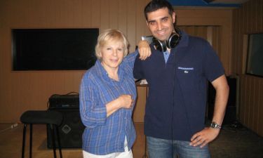 Ελένη Ροδά και Βαγγέλης Δημητριάδης μαζί στο studio