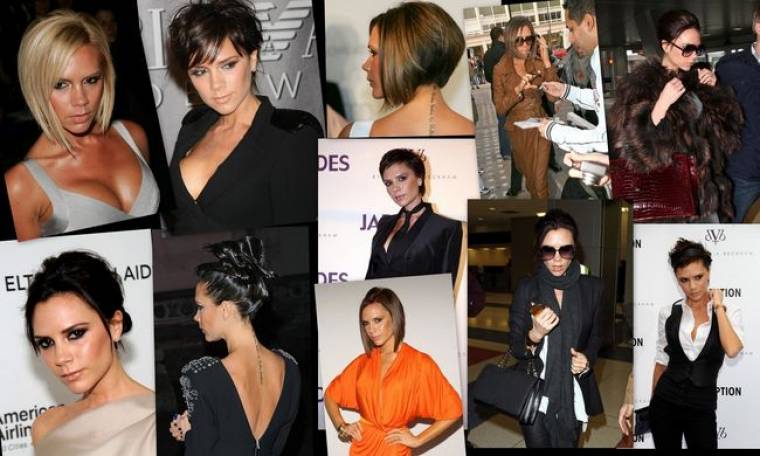 Stylefile: Οι (εκατοντάδες) αλλαγές στα μαλλιά της Victoria Beckham!