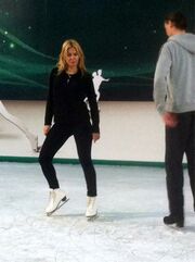 Dancing on ice: Οι πρόβες των celebrities χθες το βράδυ για το live της Κυριακής (φωτό)