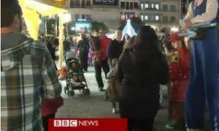 To ρεπορτάζ του BBC για τα Χριστούγεννα στη Σπάρτη