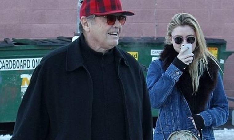 Ο Jack Nicholson με την κόρη του στο Άσπεν