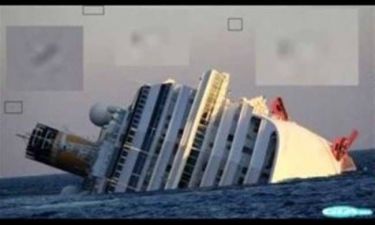 UFO κύκλωσαν το ναυάγιο του Costa Concordia