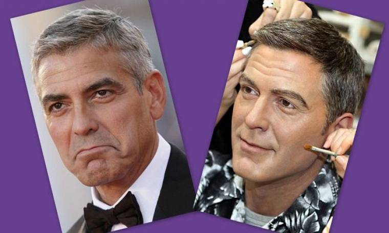 Ο George Clooney και το ομοίωμα που… δεν του μοιάζει