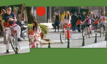 Στεφανίδου-Ευαγγελάτος: Οικογενειακή βόλτα με τα ποδήλατα