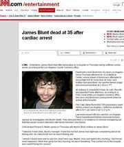 Το CNN πέθανε τον James Blunt!