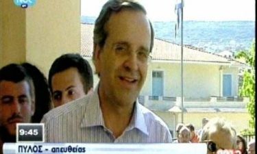 Βουλευτικές εκλογές 2012: Ψήφισε ο Αντώνης Σαμαράς (vid)