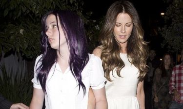 Η Kate Beckinsale και η κόρη της με τα μωβ μαλλιά