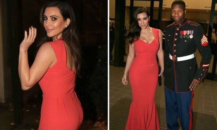 Η Kim Kardashian και οι… καμπύλες της στο χορό των Πεζοναυτών