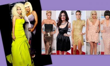 American Music Awards: Τα μεταλλικά και το χρωματιστό φόρεμα της Nicki Minaj