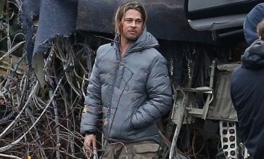 Brad Pitt: Ματωμένος στα πλατό του World War Z