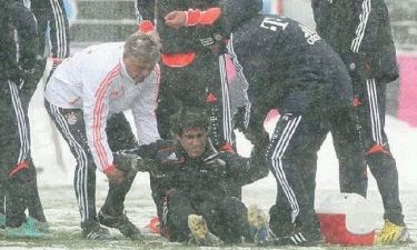 Ο Jerome Boateng τραυματίζει τον Javi Martinez… on camera