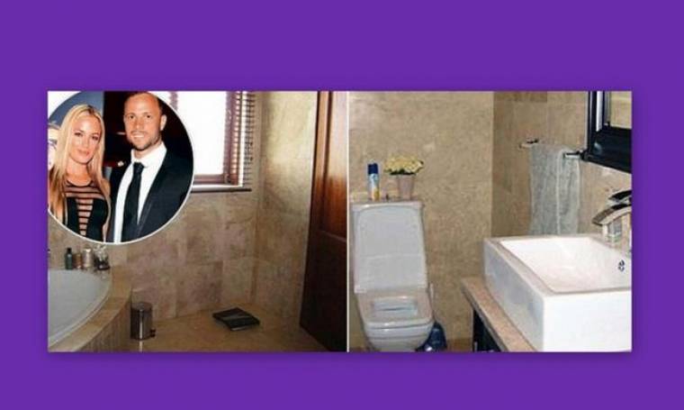 Αυτό είναι το μπάνιο που ο Όσκαρ Πιστόριους σκότωσε την σύντροφό του!