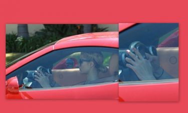 Paris Hilton: Το ένα χέρι στο τιμόνι το άλλο στο... κινητό