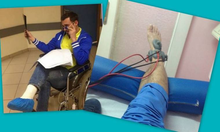 Γιώργος Καπουτζίδης: Μετά το ατύχημα, κάνει φυσικοθεραπείες