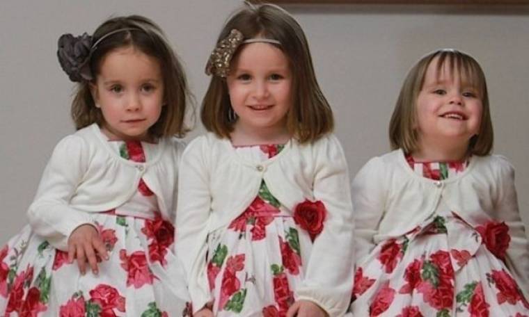 Απίστευτο: Είναι αδελφές, είναι τεσσάρων χρονών και οι τρεις αλλά δεν είναι τρίδυμες!