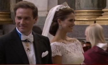 Η πριγκίπισσα Μαντλέν παντρεύτηκε σήμερα στην Στοκχόλμη!