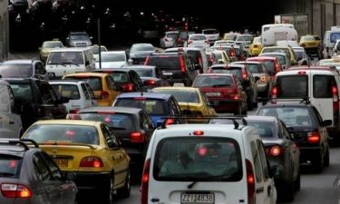 Κυκλοφοριακό χάος στην Αθήνα λόγω Σόιμπλε