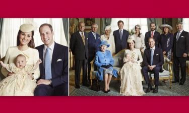 Kate Middleton-πρίγκιπας William: Οι πρώτες επίσημες οικογενειακές φωτογραφίες από την βάπτιση του γιου τους