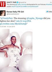 Χαμός στο διαδίκτυο! Το Vanity Fair «άσπρισε» την υποψήφια των φετινών Όσκαρ, Lupita Nyong'o