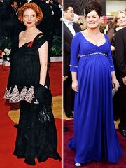 Το μπλε ή το μαύρο χρώμα υπήρξε «τυχερό» για τις υποψήφιες για Oscar που ήταν έγκυες;
