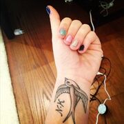 Εριέττα Κούρκουλου: Έχει κάνει τατουάζ τα αγαπημένα της πρόσωπα