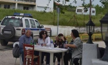 Αποκλειστικές εικόνες: Κι όμως είναι ο Κουρκούλης και η Κελεκίδου σε χωριό στο Κιλκίς (Nassos blog)