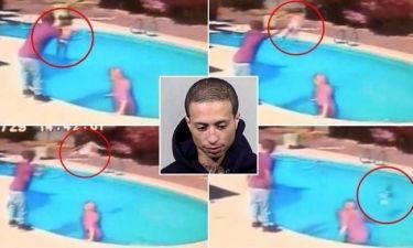 Βίντεο που σοκάρει: Πατέρας πετάει στην πισίνα την μόλις 2 ετών κόρη του