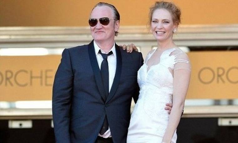 Δείτε το παθιασμένο φιλί της Uma Thurman στον Quentin Tarantino! Έχουν σχέση!