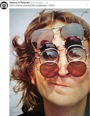 Δείτε τον Τζον Λένον με 5 ζευγάρια γυαλιά ηλίου 