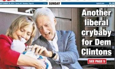 Απίστευτη επίθεση της NY Post στο νεογέννητο μωρό των Κλίντον: «Ακόμα ένα φιλελεύθερο κλαψιάρικο!»