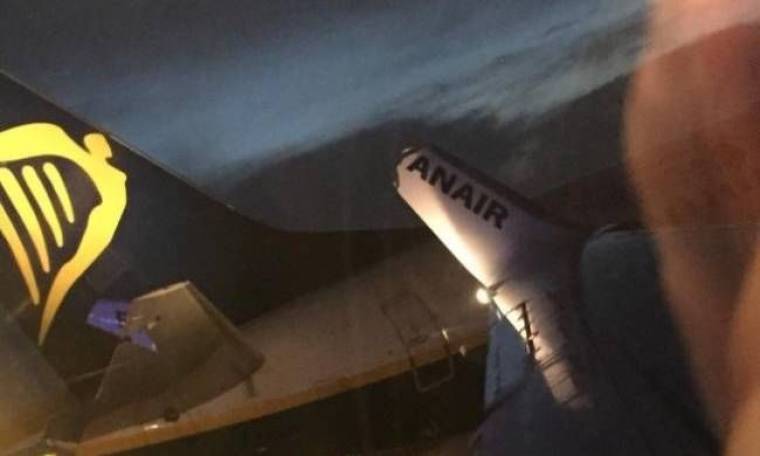Σκηνές τρόμου: Συγκρούστηκαν δύο αεροπλάνα της Ryanair