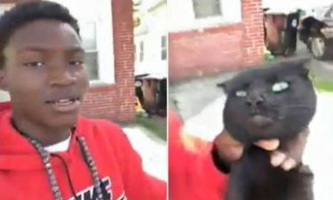 Έφηβος έπνιξε γάτα γιατί έφαγε το φαγητό του σκύλου του (σκληρό βίντεο)