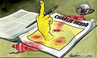 H εκμετάλλευση του Charlie Hebdο από τους πολιτικούς άρχισε