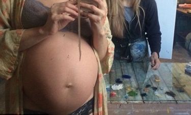 Φωτογράφισε την κοιλίτσα της στον 7ο μήνα εγκυμοσύνης