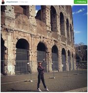 Μετά το Eurosong η Σάγια πήγε ταξιδάκι στη Ρώμη