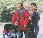  Μαριάντα Πιερίδη: Βόλτα με τον γιο και τον πατέρα της