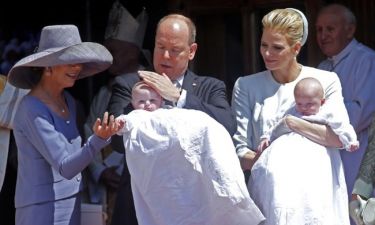 Πρίγκιπας Αλβέρτος – Charlene: Το φωτογραφικό άλμπουμ της βάπτισης των διδύμων τους