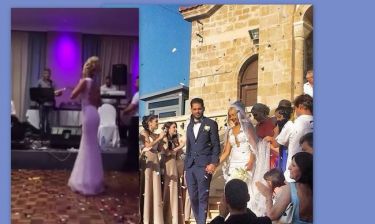 Νέες φωτογραφίες και βίντεο από το γάμο πρωταγωνίστριας του «Βαλς με δώδεκα θεούς»
