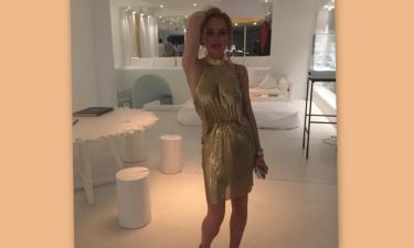 Η Lindsay Lohan με φόρεμα Βρεττού Βρεττάκου
