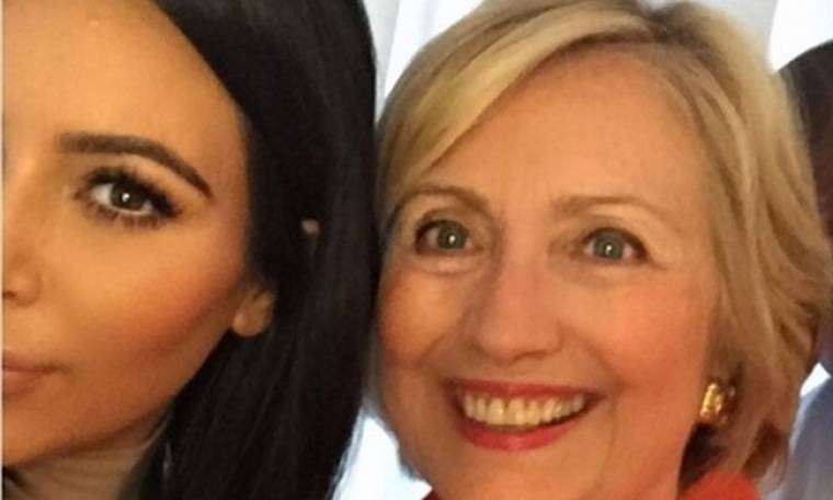 Η selfie της Κιμ Καρντάσιαν με την… Χίλαρι Κλίντον
