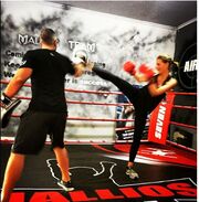 Τατιάνα Μπλάτνικ: Κάνει προπόνηση kick boxing