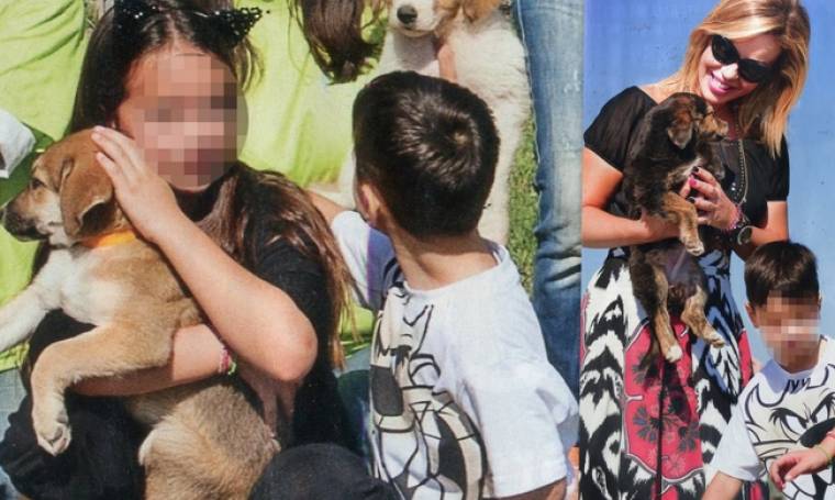Λίλη-Ζαγοράκης: Με τα παιδιά του βόλτα σε pet shop
