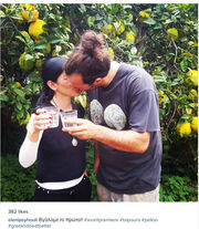 Ελένη Ψυχούλη: Το φιλί με τον αγαπημένο της στο Instagram