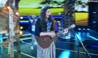 The X-Factor:  Η Νωαίνα με το μουστάκι στο πρώτο live