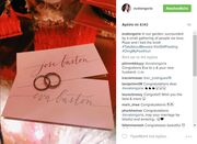 Να ζήσουν! Η πρώτη φωτό της νύφης στο instagram