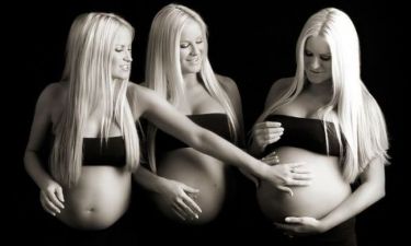 Έγκυες τρίδυμες έκαναν μαζί το υπερηχογράφημά τους (βίντεο)