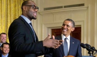 NBA: Τρελάθηκε… με ΛεΜπρόν ο Ομπάμα! (tweet+video)
