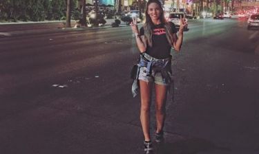 Αθηνά Οικονομάκου: Απόλαυσε τη θέα στο Las Vegas με τα εσώρουχα και έριξε το Instagram (φωτό)